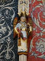 Albi, Cathedrale Ste Cecile, Grand choeur de la nef, Statue d'ange (1)